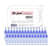 30pcs Dr. Pen Ultima A1 Original Replacement Cartridges - Nano-S Model, Sterile & Hygienic, Square Nano Surface for Gentle Serum Use on Sensitive Areas, Home or Salon Use, Compatible Dr. Pen A1