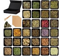 30Pcs Dried Herbs for Witchcraft, Witchcraft Supplies, Pagan, Rituals, Witch Spells, Wiccan Supplies and Tools Gifts for Beginner Experienced
