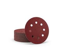 30Pcs Electric Drywall Sanding Disc 180mm Wall Sandaper for Disc Sanders 40 Grit, 7 Inch Hook and Loop Sander Paper for Heavy Duty Floor Residue Removal & Paint Coating Stripping