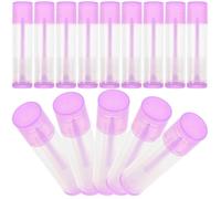 30pcs Empty Lip Gloss Tubes 5G Purple PP Refillable DIY Containers | Lightweight, Not Easy to Break or Crack, Stylish Kit, Fits Cosmetic Bag for Daily Use