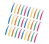 30Pcs Ergonomic Interspace Toothbrush Durable Wear Resistant Interdental Brushes for Teeth Cleaning Thoughtful for Family and Friends