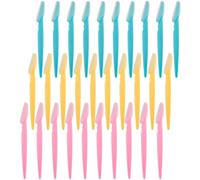 30Pcs Eyebrow Razors Facial Hair Remover Shaver Trimmer Shaper, Exfoliating Dermaplaning Tool for Women and Men