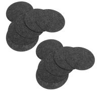 30pcs Felt Plate Separators for China Dish Storage and Moving | Black Cushioning Layers, Guards against Slipping, for Drawers, Boxes, Collectors and Movers