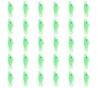 30pcs Fish Mouth Type Threader, Sewing Machine Needle Threaders Automatic Easy Loop Threader Simple Quick Needle Threader for Sewing DIY Craft (Green)