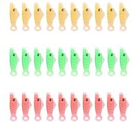 30pcs Fish Mouth Type Threader, Sewing Machine Needle Threaders Automatic Easy Loop Threader Simple Quick Needle Threader for Sewing DIY Craft (Yellow, Green, Red)