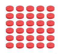 30pcs Fishing Hook Bonnets Safety Covers for Treble Hooks, Essential for Hook Protection and Organization While Fishing or Transporting (Red)