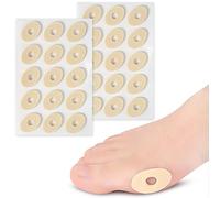 30pcs Footcare Corn Caps,Corn Cushions Corn Pads for Feet,Soft Latex Foam Self Adhesive Callus Pads Corn Pad Bunion Plasters Corn Pad Anti Friction Reduce Foot and Heel Pain
