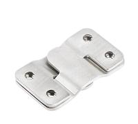 30pcs Furniture Interlock Bracket with Screws Flush Mount Wall Picture Frame Hanger Display Hooks for Picture Hanging(Silver L)