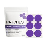 30pcs G/lp-1 Patches, Gentle Daily Balanced A/ppetite Support for Women, Natural Ingredients Patches with w/lavender oil and hyaluronic acid,Refreshed Skin Patch for Shape Support