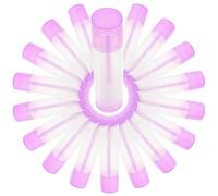 30pcs G Purple Refillable Lip Balm Tube, Compact PP DIY Container | Lightweight, Not Easy to Crack or Break, Handbag Friendly, Stylish Choice for Craft Use