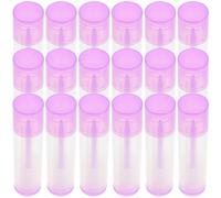 30pcs G Refillable Lip Balm Tube for DIY Travel Purple PP | Stylish Container, Not Easy to Crack or Break, Safe to Use, Light Weight