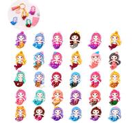 30PCS Glitter Mermaid Resin Charms, Craft Embellishments for DIY Projects | For card making and phone-case decoration, these charms for crafting add colourful sea-themed detail to handmade projects.
