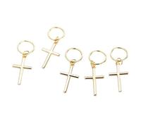 30pcs Gold Silver Color Metal Hair Rings Braid Dreadlocks Bead Cuffs Dread Tube Charm Dreadlock Accessories For Dreadlock(Color 1)