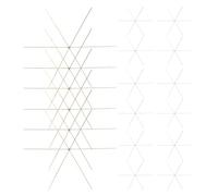 30pcs Golden Copper Snowflake Wire Frames for Christmas Craft