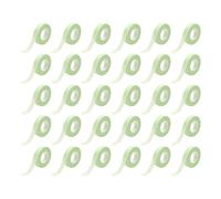 30Pcs Green Eyelash Extension Tape, Grafting Eyelashes Isolation Tape, Grid Lash Tape with Riser Vent Design, Moderate Viscosity for Painless Removal, Skin Friendly Non Woven Fabri
