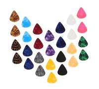 30Pcs Guitar Picks for Electric Acoustic Guitars Durable Picks for Stage Performance Easy to Use Mixed Colors