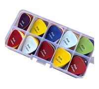 30Pcs Guitar Picks Shrapnels Fittings Bass Plectrums Thumb Performances Guitar Bass Plectrums