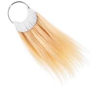 30pcs Hair Color Sample Ring with Real Hair Samples for Salon Testing