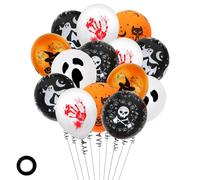 30PCS Halloween Party Balloons Decoration, 12inch Latex Balloons Sports Celebration for Kid Boys Soccer Theme Birthday Party Supplies