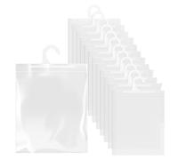 30pcs Hanging Storage Bags, Hook hanging storage bag, Reusable, Waterproof Dustproof, Clear Plastic Bags for Classroom, Library, and Pharmacy Use (22 * 35cm)