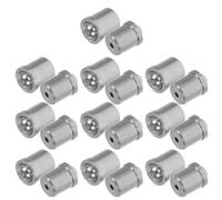 30pcs Head Ball Plunger 6x7mm Spring Loaded Press Fit Pins | Silver Finish Built-in Spring Mechanism, Wear-resistant Design for Machine Enclosures and Mechanical Equipment