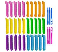 30pcs Heatless Hair Curlers Rollers Spiral Curls Styling Kit with 2 Styling Hooks, No Heat Curlers for Women Girl's Medium and Long Hair17.8”(45 cm)…
