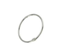 30Pcs Heavy Duty Metal Binder Rings Rustproof Rings for Notebooks Journal Accessories School Supplies Clips for