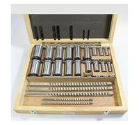 30PCS High Speed Steel Keyway Broach 1/2''-1-1/2'' Inch Sized Key Broaching Set for CNC Cutting Machine Tool for Mechanical Work