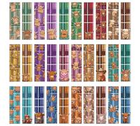 30Pcs Highland Cow Bookmark, Paper Highland Cow Gifts Bookmarks for Reading, Journal Decoration or Gift Card, Art Book Gifts for Book Lovers, Teachers, Students Reading Accessories