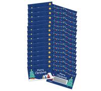30Pcs Holiday Scratch Gift Vouchers Scratch Tickets for Birthday Wedding Christmas Party Supplies Christmas