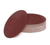 30Pcs Hook and Loop Sanding Disc 180mm Round Sandpaper Discs 40/80/120/240 Grit, 7Inch Flocking Sandpaper for Long Neck Sander Drywall Sander