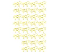 30Pcs Horse Shape Metal Paper Clip Colored Metal Paperclips File Clamp for Document Note Paper Postcard Organization Horse Shaped Document Clips