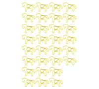 30Pcs Horse Shape Paper Clips Colored Metal Paperclip Document Organiser Clip for Document Journal Scrapbooking Craft Colorful Horse Shaped Paper Clips