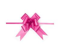 30pcs Hot Pink 30mm/3cm Large Ribbon Pull Bows for Party Wall, Gift Wraps, Christmas Trees, Wedding, Birthday Hampers Decoration Florist Pullbows