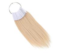 30pcs Human Hair Colour Testing Rings with White Pvc Buckles