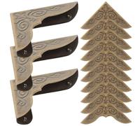 30pcs Iron Book Corner Protectors Decorative Edge Covers