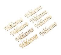 30pcs Large Wooden Letters Welcome Wood Cutout for DIY Home Wedding