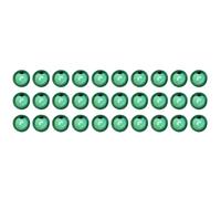 30pcs Laser Beads 8MM,Resin Loose Beads,Green Iridescent Beads for Crafting