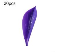 30pcs Leaf Design Plant Watering Funnels for Indoor and For Outdoor Use, Supports Healthy Growth by Delivering Water Directly to Roots (Purple 30pcs)
