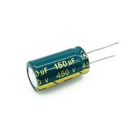 30pcs/lot 450V 150UF size 18 * 30MM high frequency low impedance 400V150UF aluminum electrolytic capacitor size 20% EKFBQBGW(50pcs)