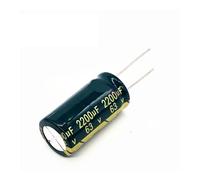 30pcs/lot H074 high frequency low impedance 63V 2200UF aluminum electrolytic capacitor size 18 * 35 2200UF 63V 20% BIANMTSW