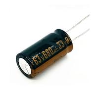 30pcs/lot T31 high frequency low impedance 63v 680UF aluminum electrolytic capacitor size 13 * 25 680UF 63v 20% RUAJOGYNVM