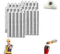 30PCS Low Temperature Universal Welding Rod,Sticks Metal Easy Melt Low Melt Solder Pipe Tools Electrode Aluminum Rod for Stainless Steel Iron, Beginner and Pro,Lighter Melt Welding Rod