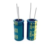 30Pcs/lt H074 Hoge Frequentie Lage Impedantie 63V 2200Uf Aluminium Elektrolytische Condensator Maat 18 * 35 2200Uf 63V 20%