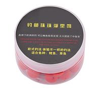 30PCS Lure Pellets Carp Bait Boilies Carp Bait Carp Fishing Bait Foam Pop up Soft Pellets Baits Soft Pellets Ball Carp Floating Lure Artificial Carp Baits for Carp Buffalo Catfish (Red strawberry