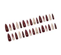 30pcs Luxurious Press On Nails With Rhinestones Decoration False Nails Artificial Nails Art For Fashionable Women