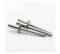 30pcs M2.4 Opening Flat round head Core rivet Decorating rivets GB12617 304 all stainless steel 4mm-14mm Length(M2.4x13mm)