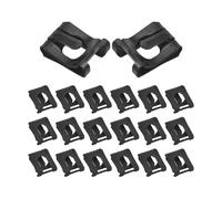 30pcs M8 External Snap Ring Chair Gas Lift Retaining Clip Black | 65mn Spring Steel, Smooth Chamfered Finish, M6 Circlip Design, Protects Furniture Mechanisms during Office Repair Work