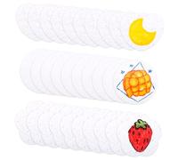 30pcs Magic Foam Texture Paper Painting Kit, 3D Drawing Art Canvas Sponge Puffy Cellulose Texture Sheets DIY Art Supplies for Kids School Home Crafts Creative Projects (Round, Flower & Heart)