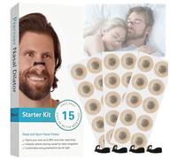 30pcs Magnetic Nasal Strips, Nose Breathing Strips Magnet, Noses Magnet for Breathings, Nose Opener Magnets, Intake Breathing Nasal Magnets, Nasals Magnetic Noses Clip, Anti-Snoring Sleep Nasal-Strips